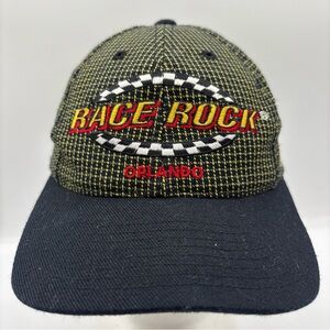 Logo Athletic Vintage Race Rock Authentic Limited Edition Black Adjustable Hat